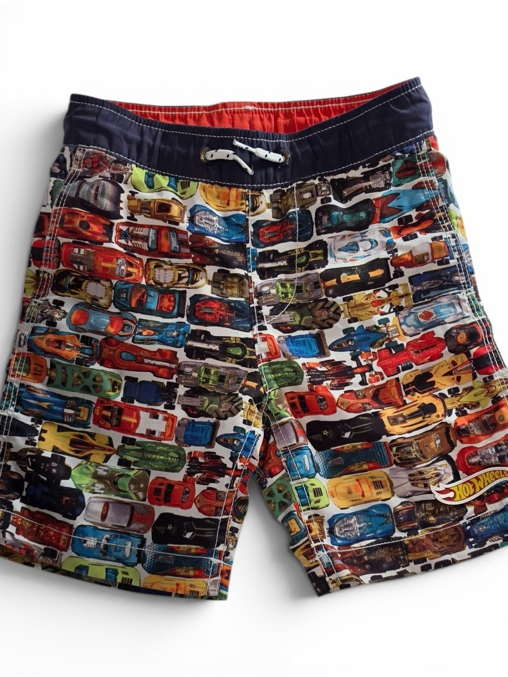 Gap Hot Wheels Boys' Multicolor Car Print Swim Trunks